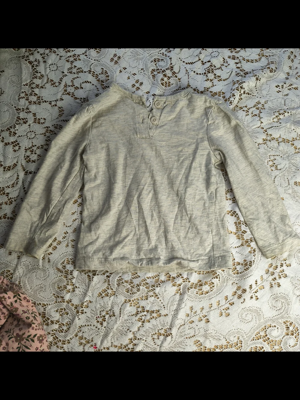 Matching set plush hooded poncho with long sleeve top and pink floral leggings - Picture 10 of 12